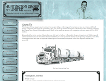 Tablet Screenshot of huntingtongroup.com.au